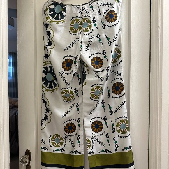 MANGO Printed Wide-Leg Pants – Size Small - Picture 3 of 8